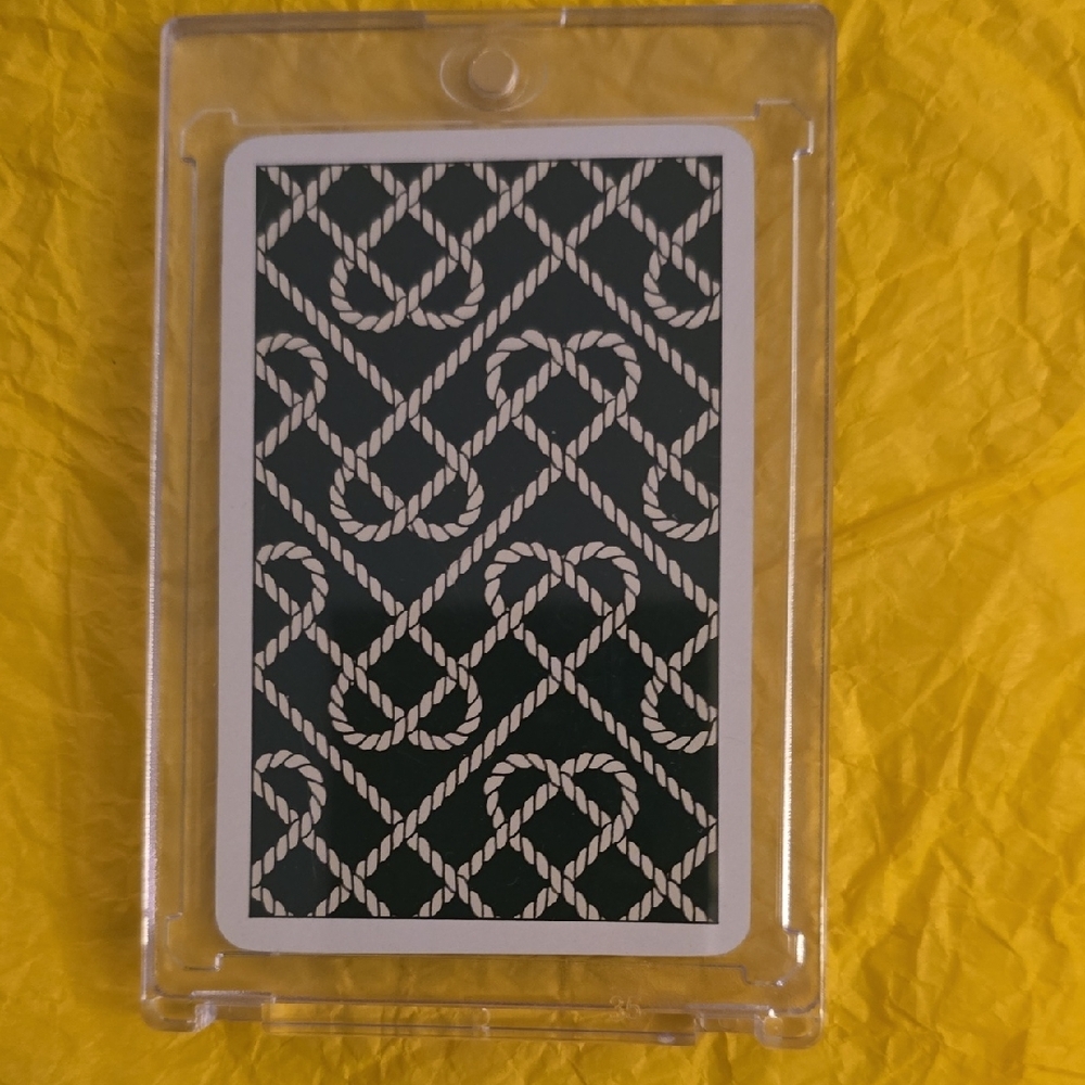 HERMES Special deck Five of Spades! Certificate of Authenticity! Protective Case